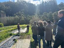 Workshop on the farm tour