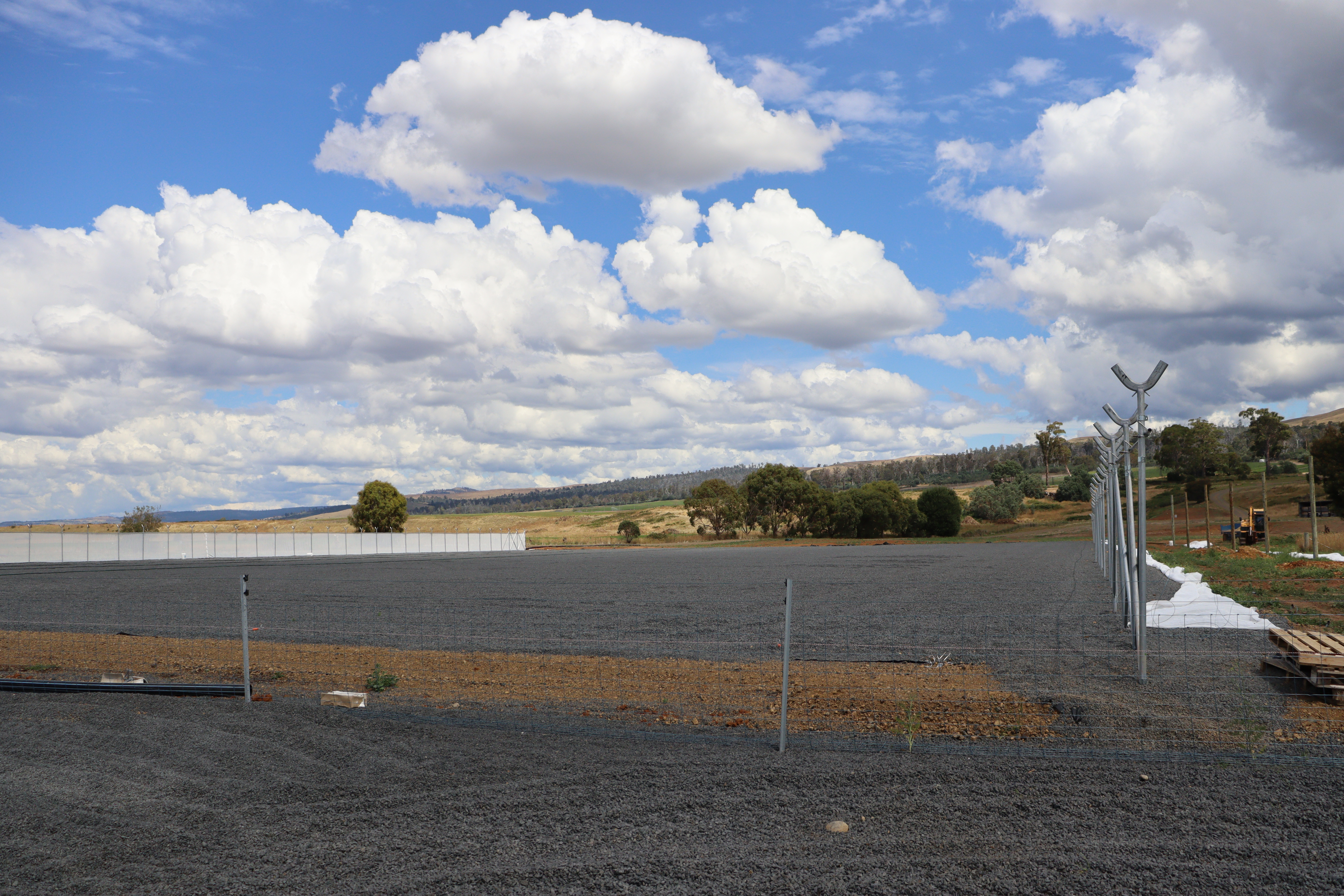 Construction  begins on  another 10ha  of misted tip  tunnels.