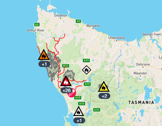 Fire alerts as of February 14, 10.20am