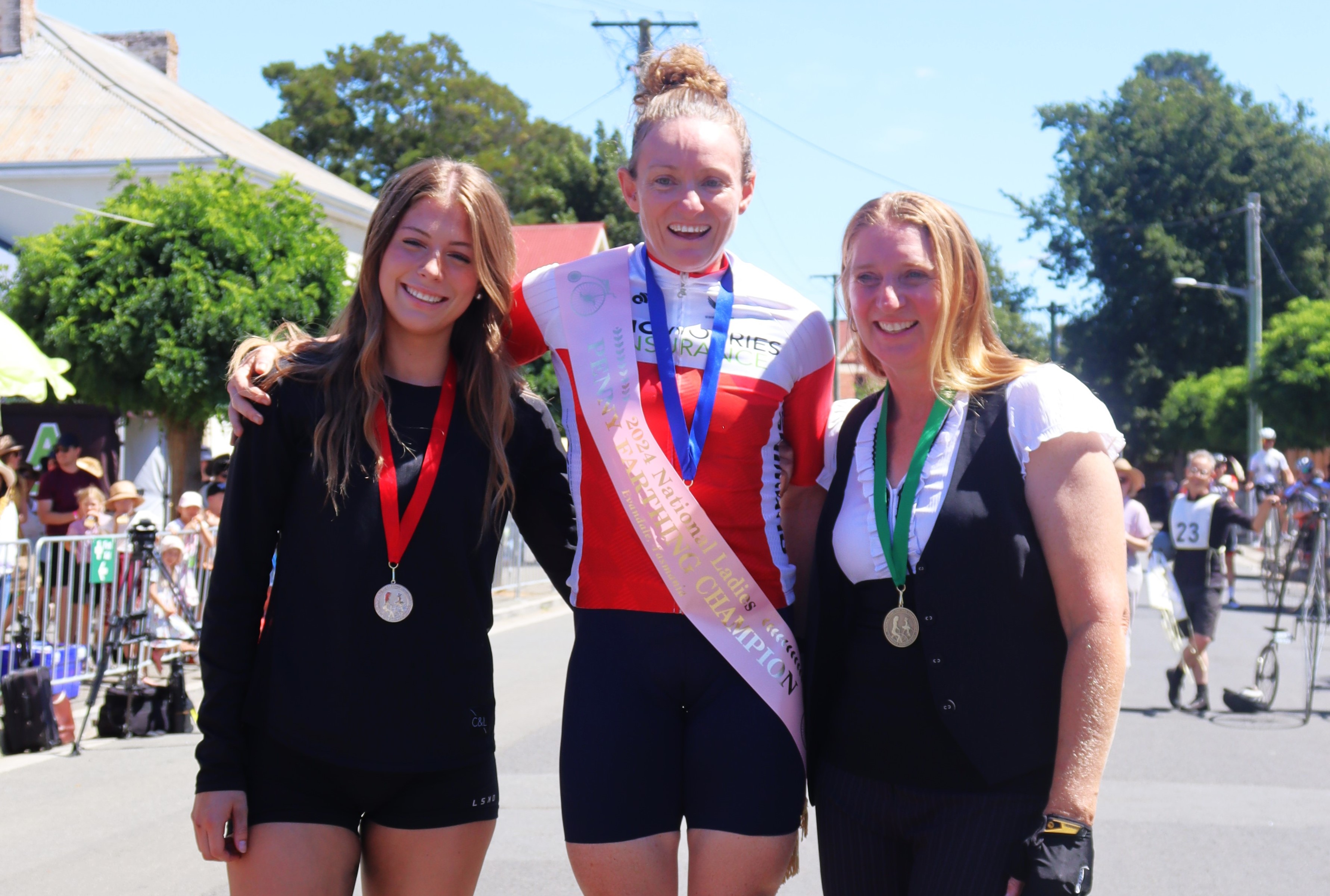 Last year's Women's Championship podium.