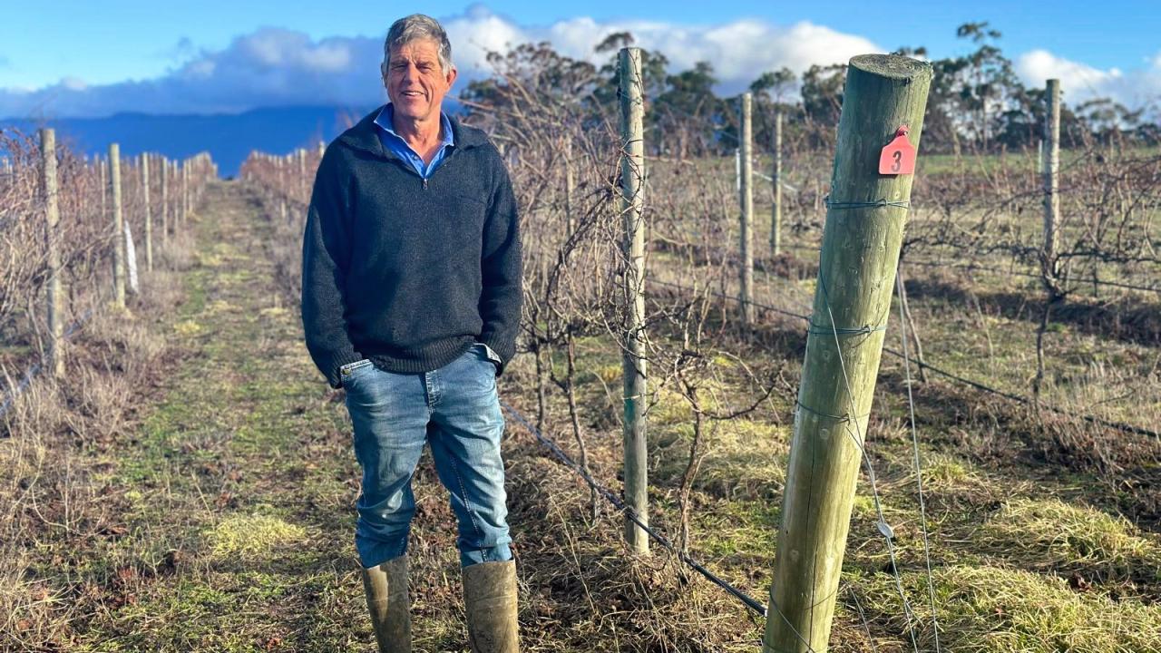 James Walch, owner of Stewarton farm