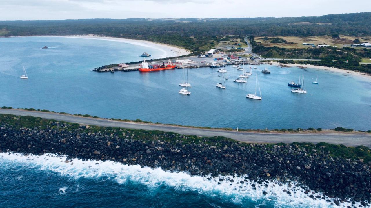 Grassy Harbour on King Island