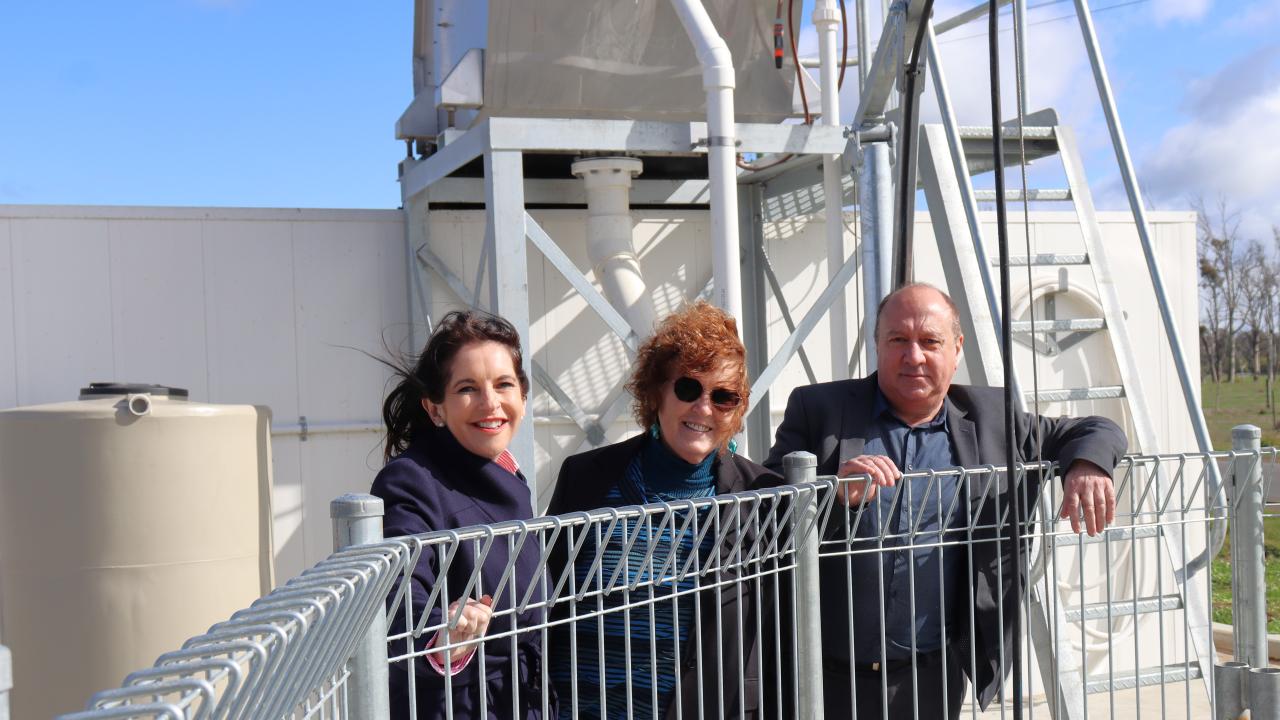 Jane Howlett, Mary Knowles and Gordon Williams