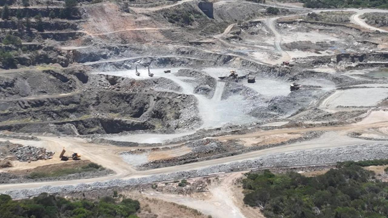 King Island scheelite mine