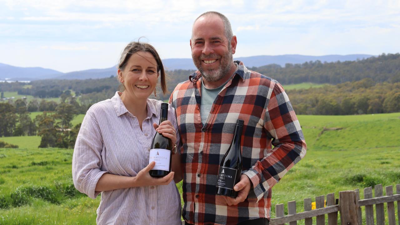 Ella Hoban-Kelleher and Daniel Kelleher, owners of Premaydena Hill