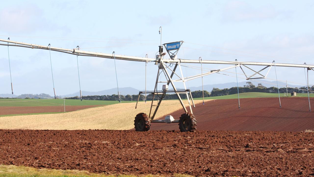 Irrigator in Northern Tasmania