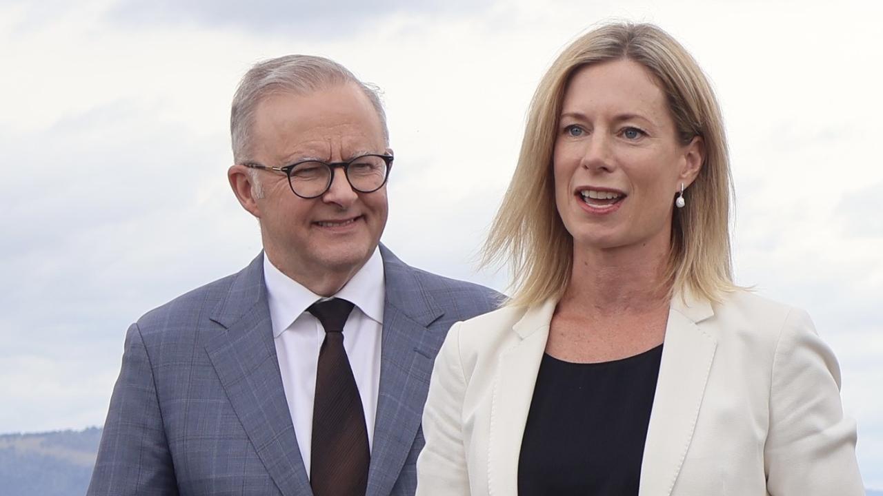 Anthony Albanese and Rebecca White