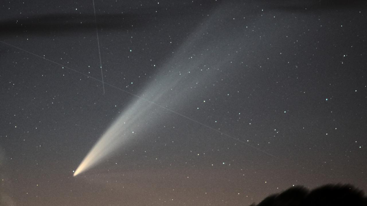 Photo of the G3 Atlas comet by Lizzie Palmer