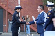 Maddison Dove receives the award for Personal Achievement