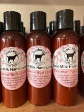 Goats milk hand lotion