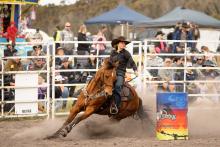 Action at the Gladstone Rodeo