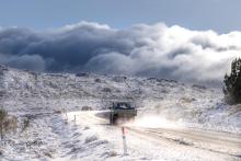 Highlands snow by Gill Dayton of Hobart.