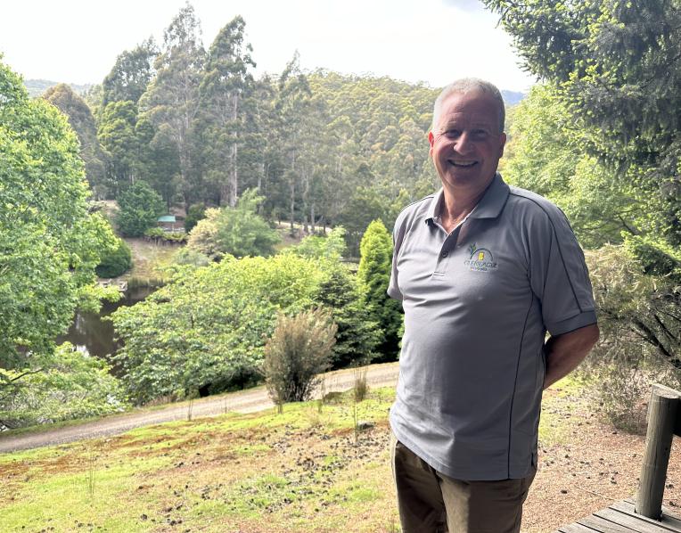 Kevin Brown who has swapped weed control for tourism at Gleneagle