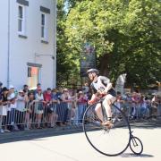 National Penny Farthing Championships action