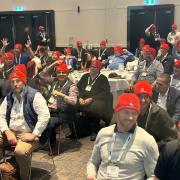 Cherry-red beanies all round for the 250 plus people at the bi-annual Australian Cherry Growers Conference in Hobart.