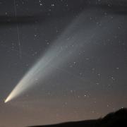 Photo of the G3 Atlas comet by Lizzie Palmer